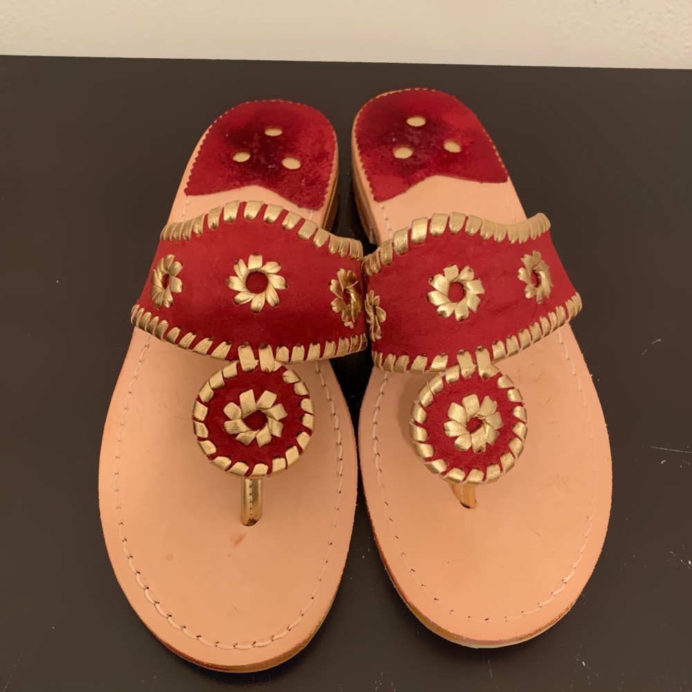 Jack Rogers | Burgundy sandals